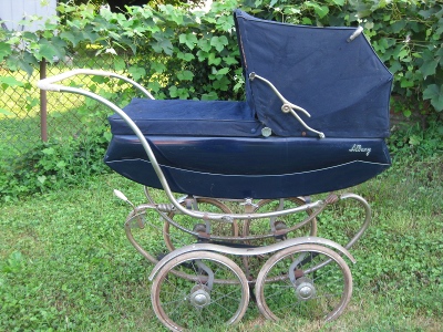 1960s baby stroller